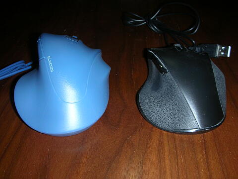 XLサイズマウスとLサイズマウスの比較(その2)